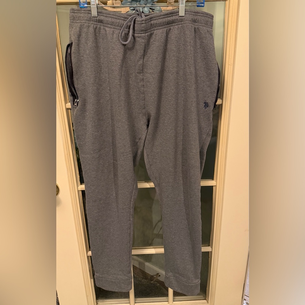 U.S. Polo Assn. Men's Gray Sweatpants